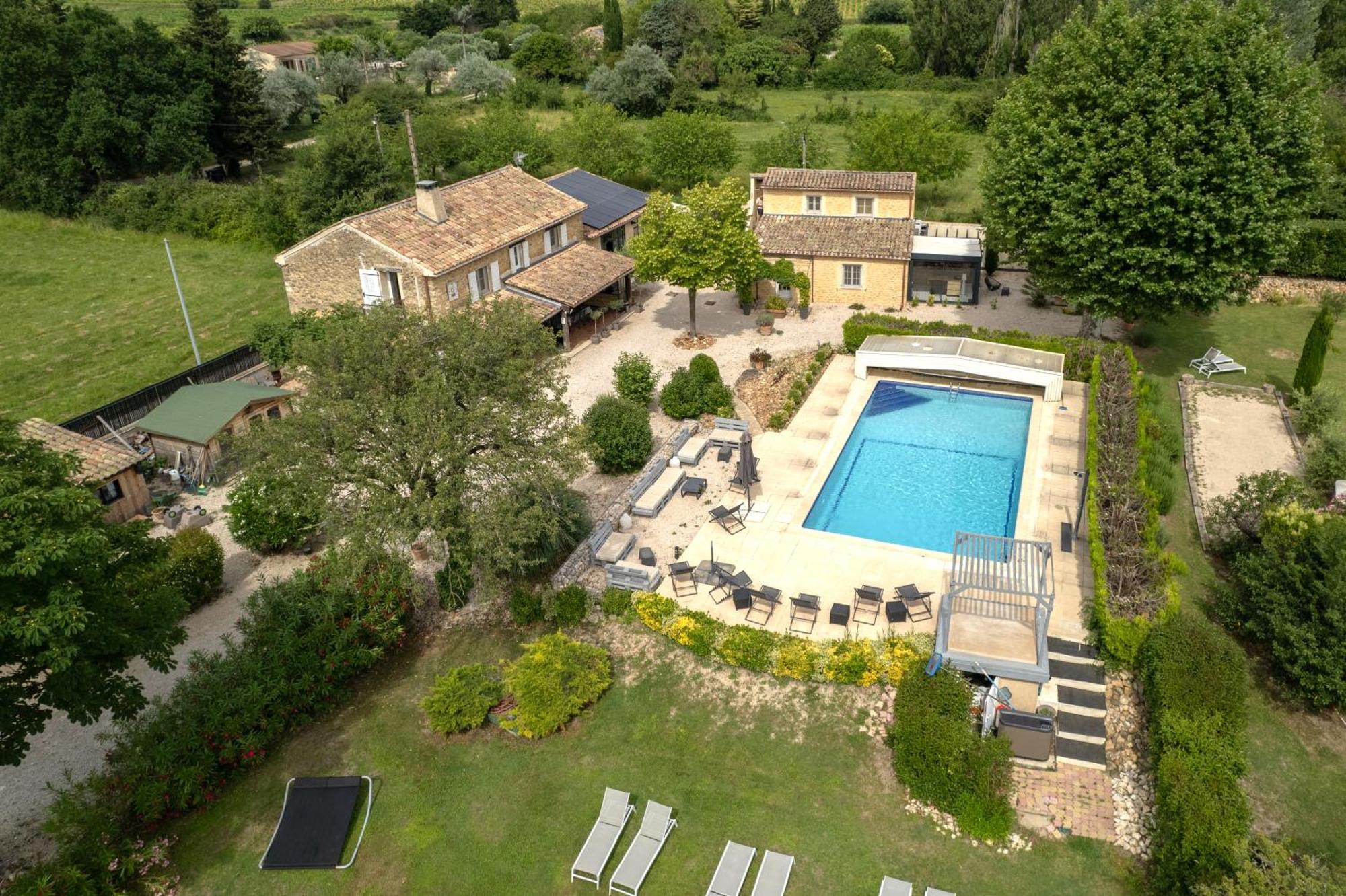 אורנג' Chambres D Hotes Le Mas Julien Piscine Chauffee Adult Only מראה חיצוני תמונה